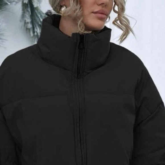 Drop Shoulder Puffer Jacket - Picture 9 of 15